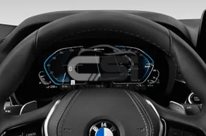 2021 BMW 5 Series  530e Sport 4 Door Sedan Instrument cluster