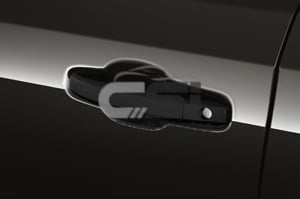2021 Chevrolet Silverado 1500 Double Cab Custom Trail Boss 4 Door Trucks Door handle