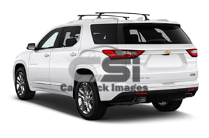 2021 Chevrolet Traverse High Country 5 Door SUV Angular rear