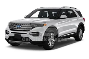 2021 Ford Explorer Limited 5 Door SUV Angular front