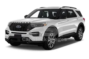 2021 Ford Explorer ST 5 Door SUV Angular front