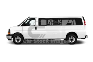 2021 GMC Savana 2500 Passenger Van Side view