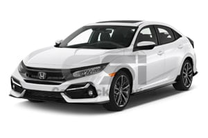 2021 Honda Civic Sport Touring 5 Door Hatchback Angular front