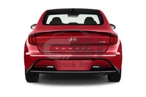 2021 Hyundai Sonata Hybrid Limited 4 Door Sedan Rear view