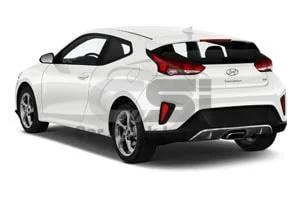 2021 Hyundai Veloster 2 Door Hatchback Angular rear