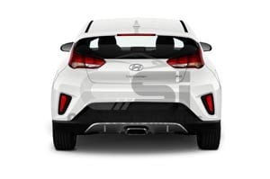 2021 Hyundai Veloster 2 Door Hatchback Rear view