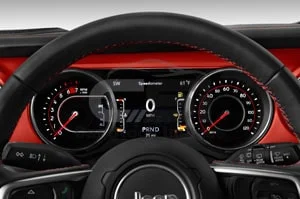 2021 Jeep Wrangler Rubicon 3 Door SUV Instrument cluster