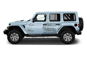 2021 Jeep Wrangler Unlimited Sahara 5 Door SUV Side view