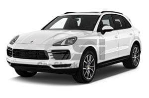 2021 Porsche Cayenne 4 Door SUV Angular front