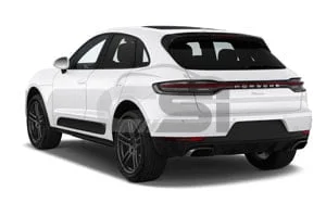2021 Porsche Macan 4 Door SUV Angular rear