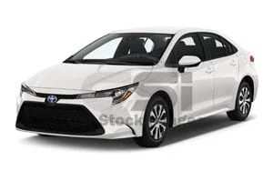 2021 Toyota Corolla Hybrid 4 Door Sedan Angularfront