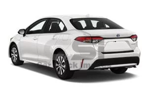 2021 Toyota Corolla Hybrid 4 Door Sedan Angularrear