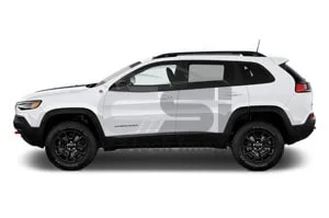 2021 jeep Cheroke Trailhawk 4 Door SUV Side view