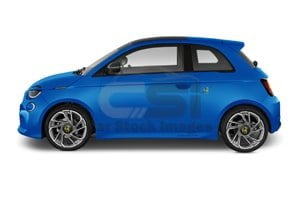 2023 Abarth 500e Turismo 3 Door Hatchback Sideview