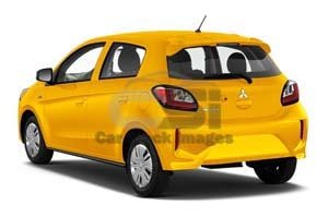 2024 Mitsubishi Mirage ES CVT 5 Door Hatchback Angularrear